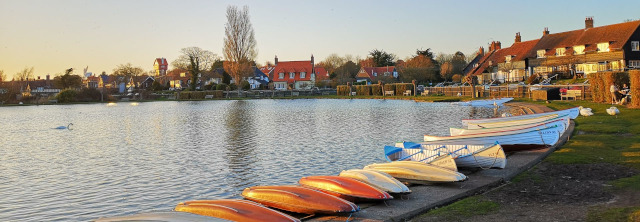 Boating on Thorpeness Mere
