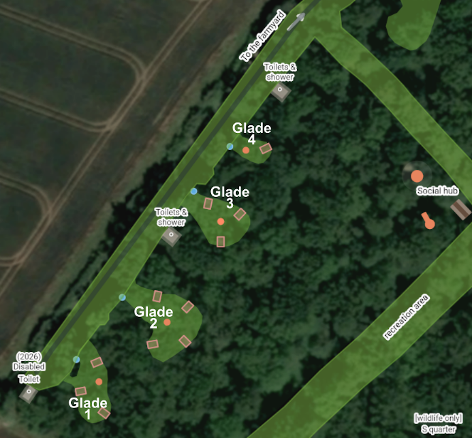 Campsite layout Campsite layout